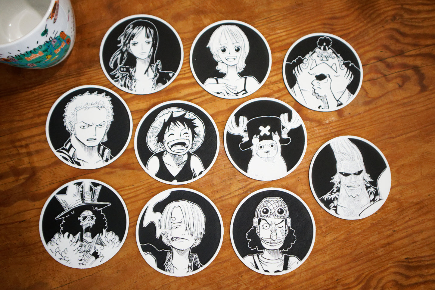 Posavasos de One Piece (10 uds.)