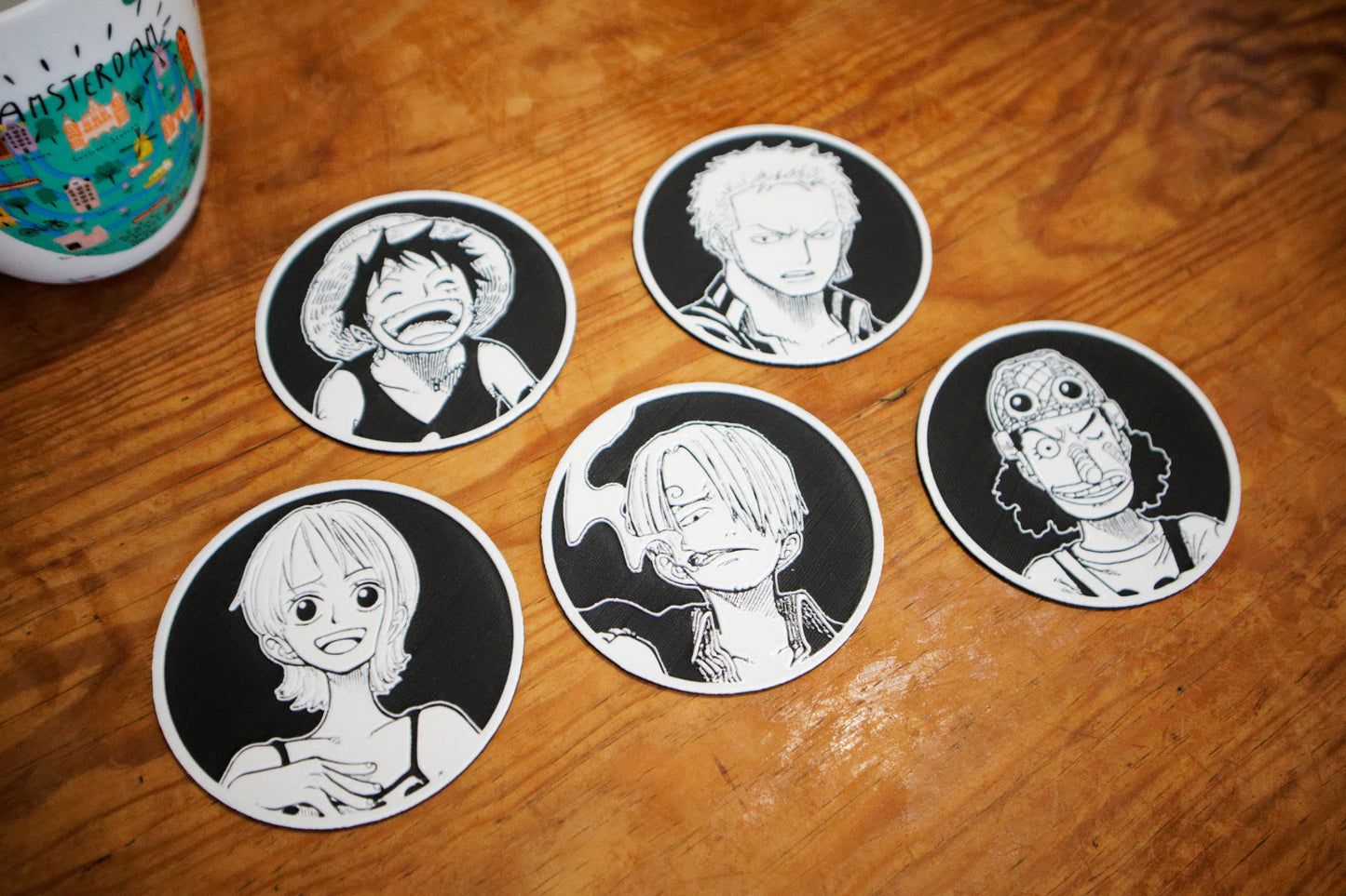 Posavasos de One Piece (10 uds.)