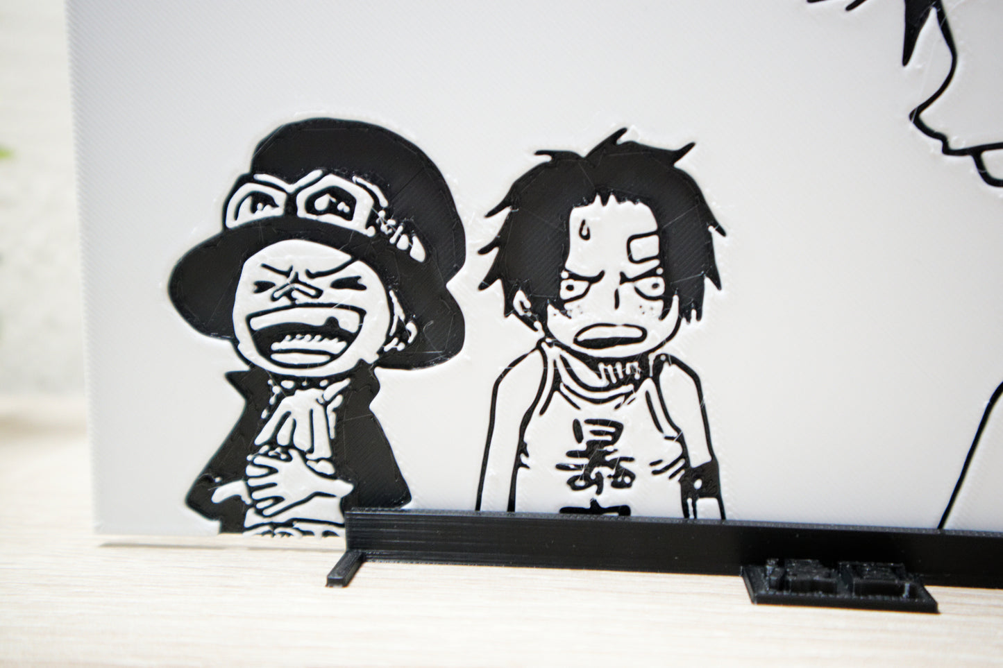 Retrato de Luffy, Ace y Sabo de peques