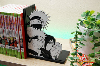 Sujetalibros de Kakashi, Naruto, Sasuke y Sakura