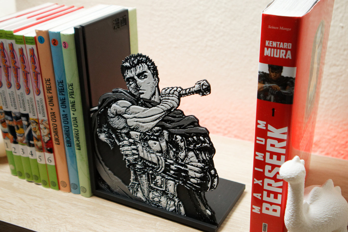 Sujetalibros de Guts de joven