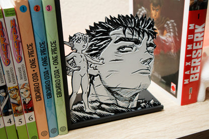 Sujetalibros de Guts y Puck